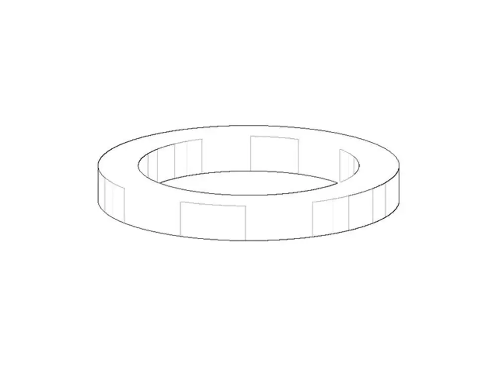 DORNBRACHT Dichtung NBR 70 ERSATZTEILE 091405001 25,9 x 19,0 x 3,1 mm, 09140500190 Galeriebild 1